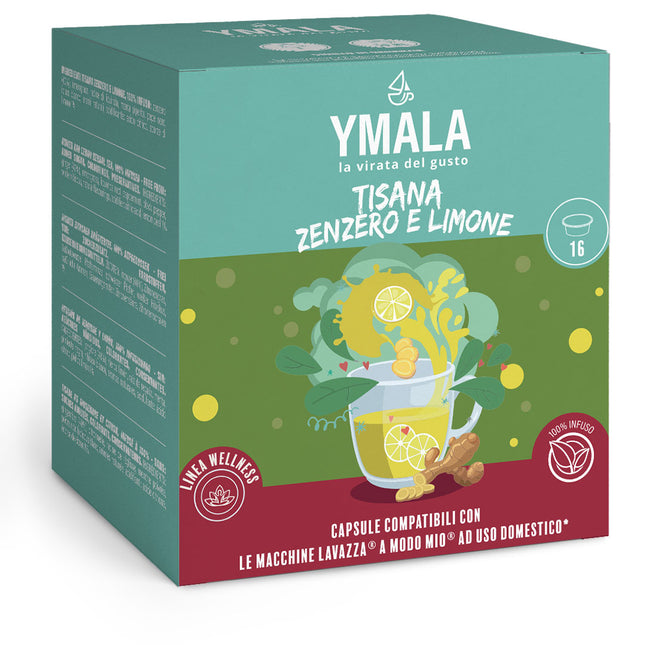 16 capsule di Ymala Tisana Zenzero Limone