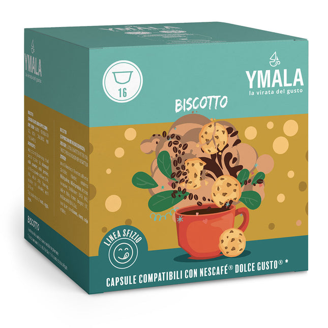 16 capsule di Ymala Biscotto