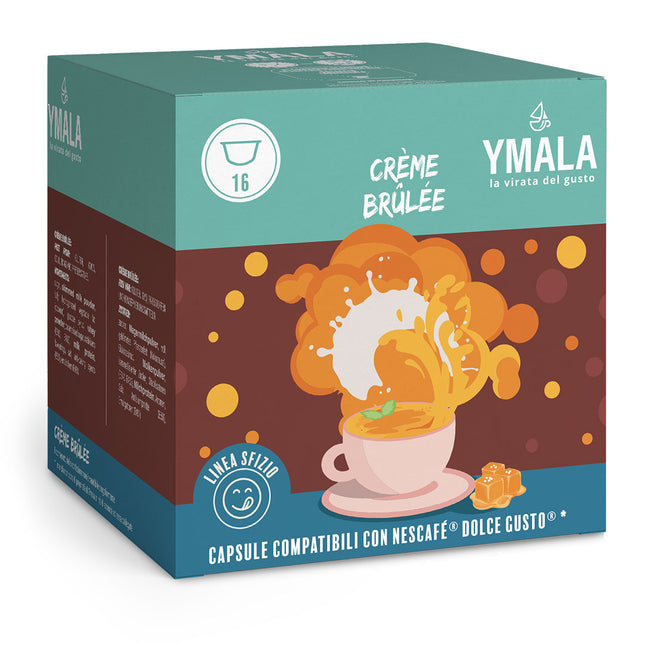 16 capsule di Ymala Crème brûlée
