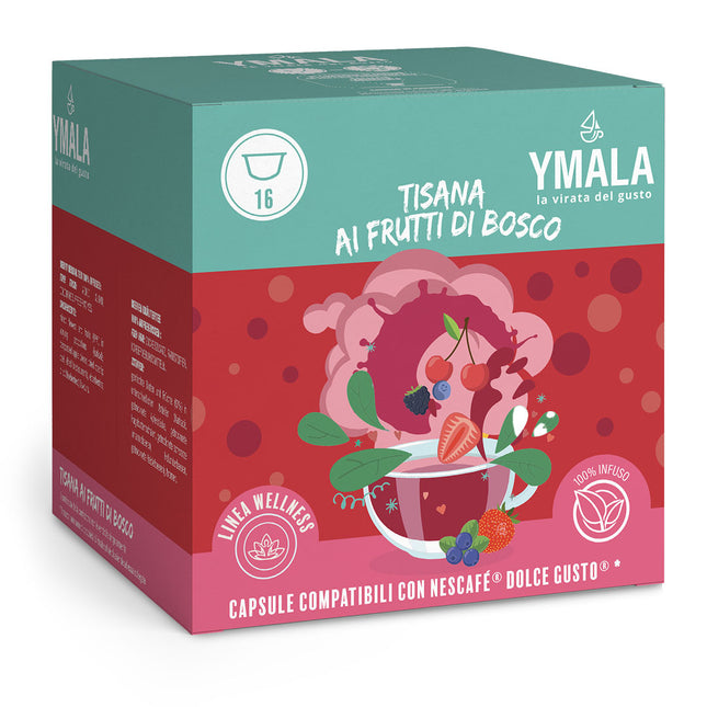 16 capsule di Ymala Tisana ai frutti di bosco