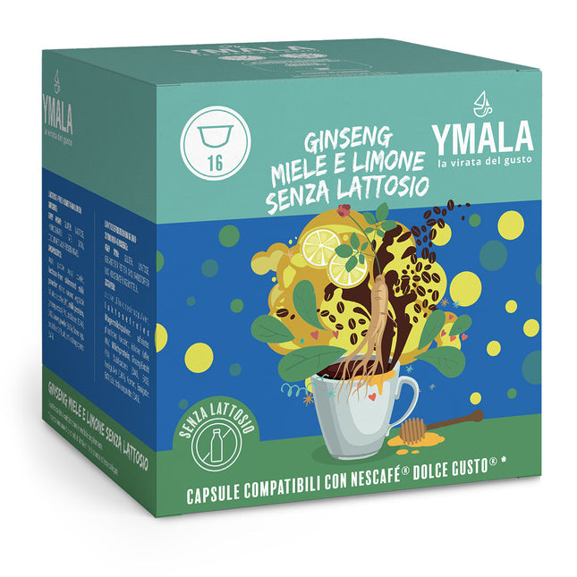 16 capsule Ymala Ginseng miele e limone senza lattosio
