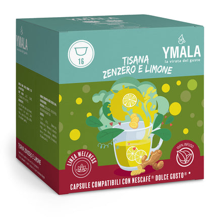 16 capsule di Ymala Tisana zenzero e limone