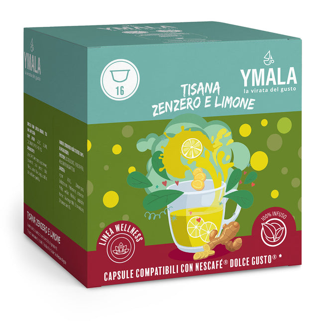 16 capsule di Ymala Tisana zenzero e limone