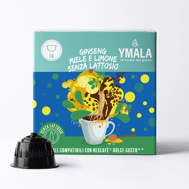 16 capsule Ymala Ginseng miele e limone senza lattosio