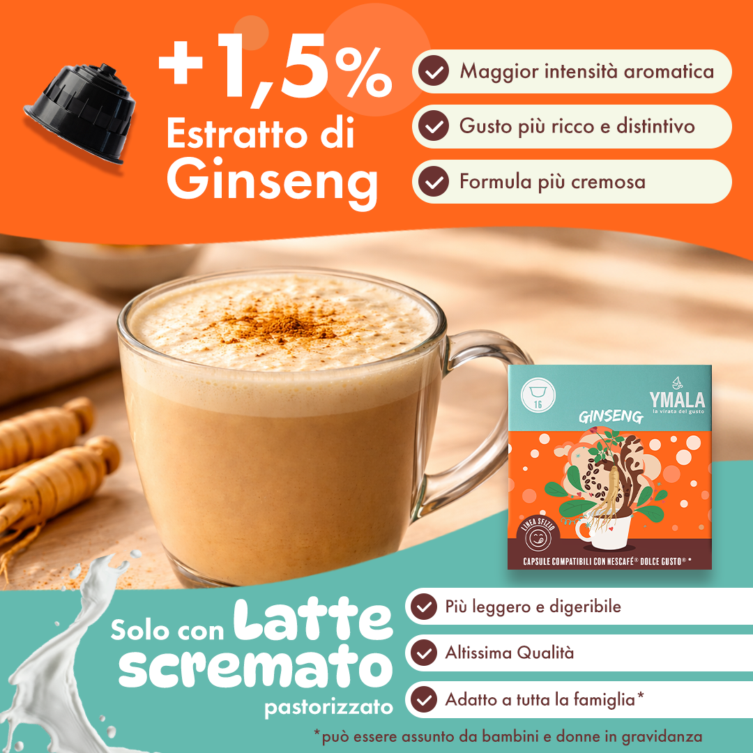 16 capsule Dolce Gusto®* Ginseng
