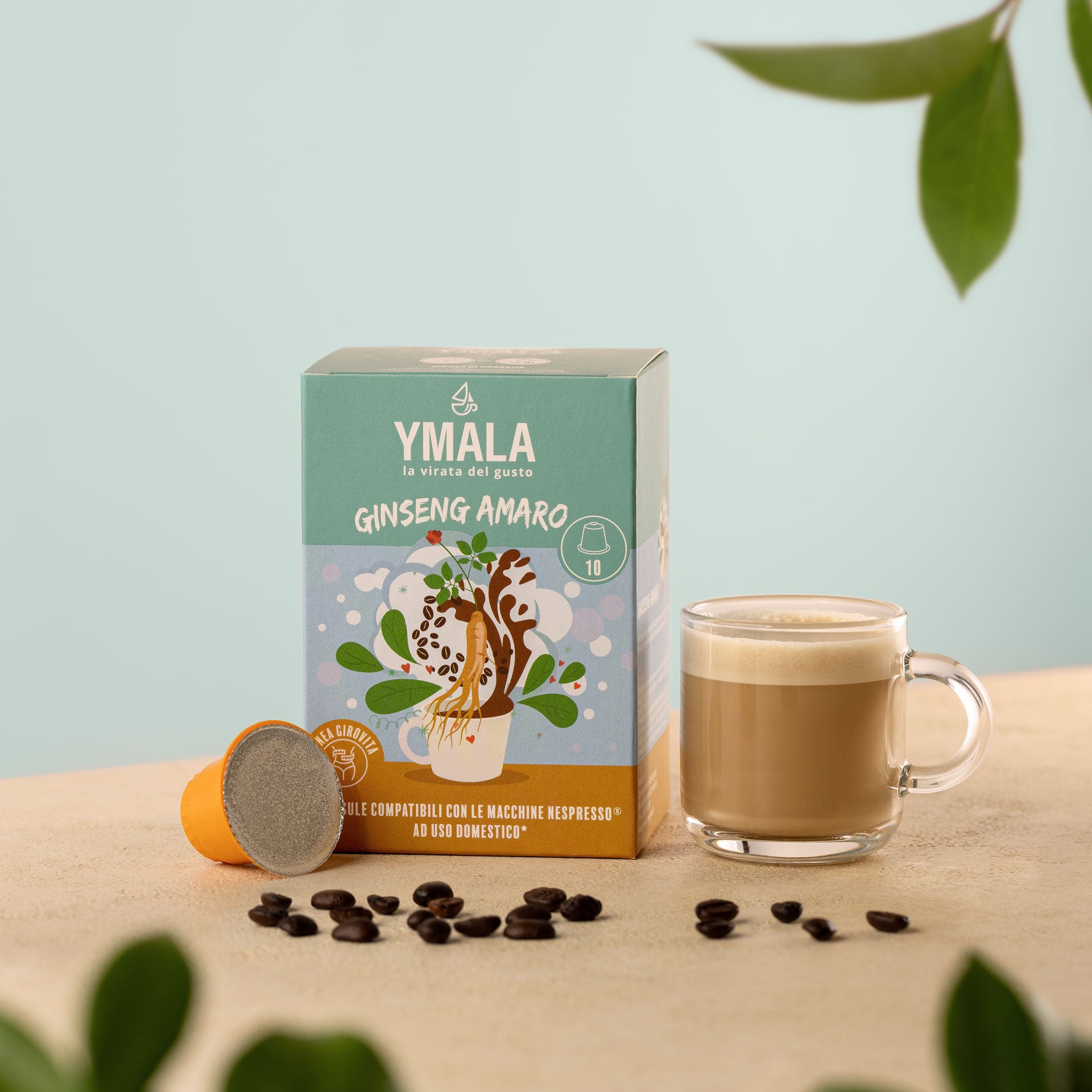 10 capsule Nespresso®* Ginseng Amaro