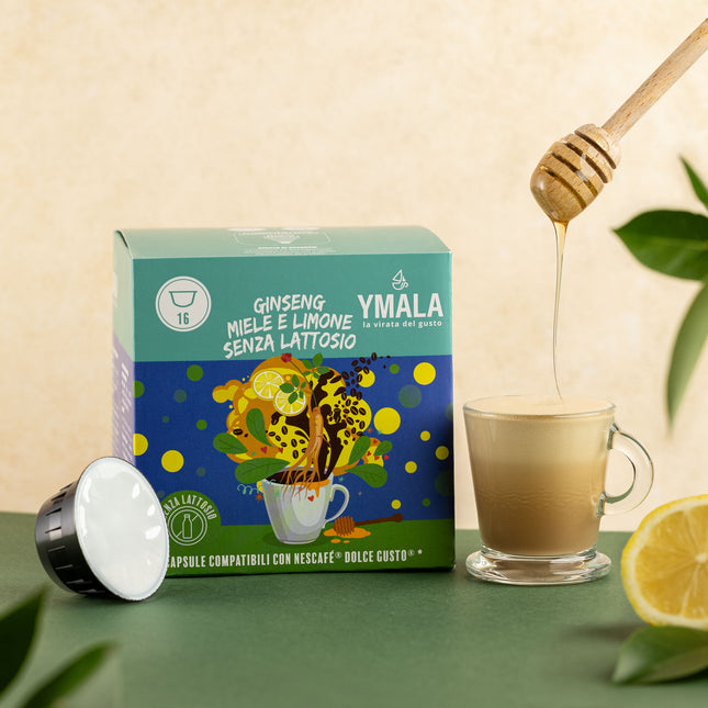 16 capsule Ymala Ginseng miele e limone senza lattosio