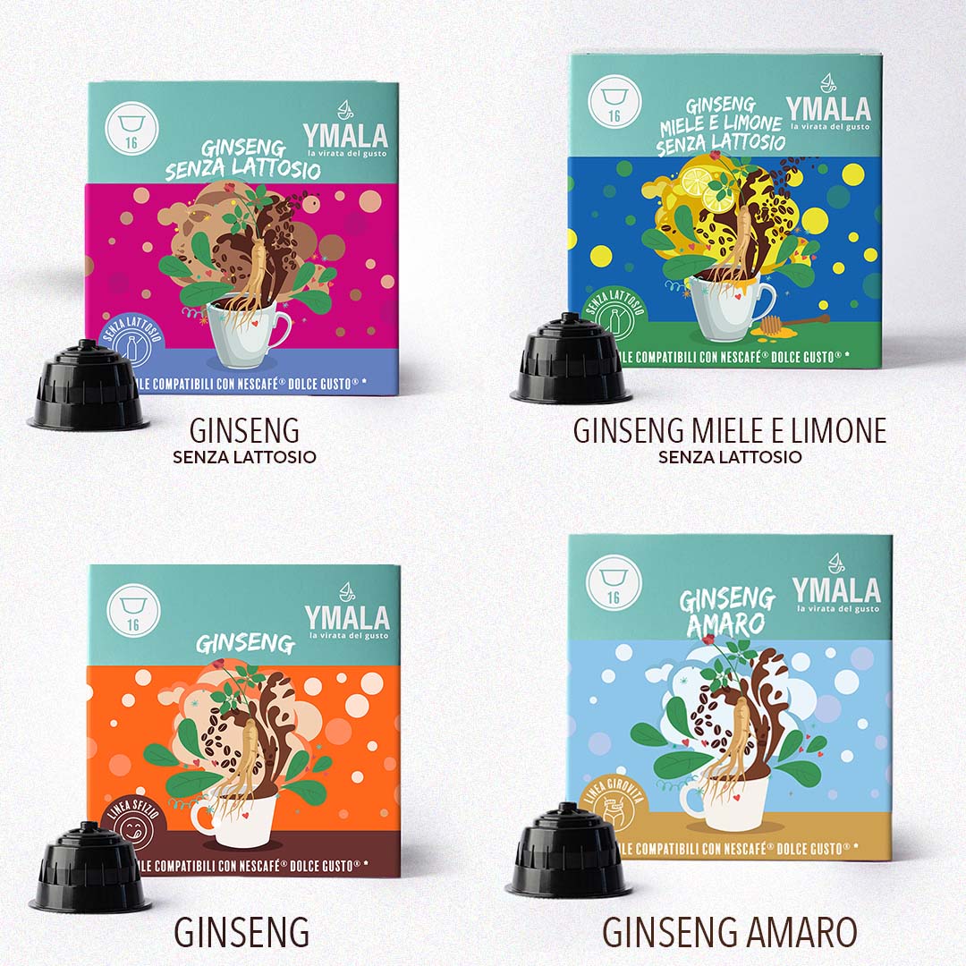 Kit 64 capsule Dolce Gusto®* - Mix Ginseng