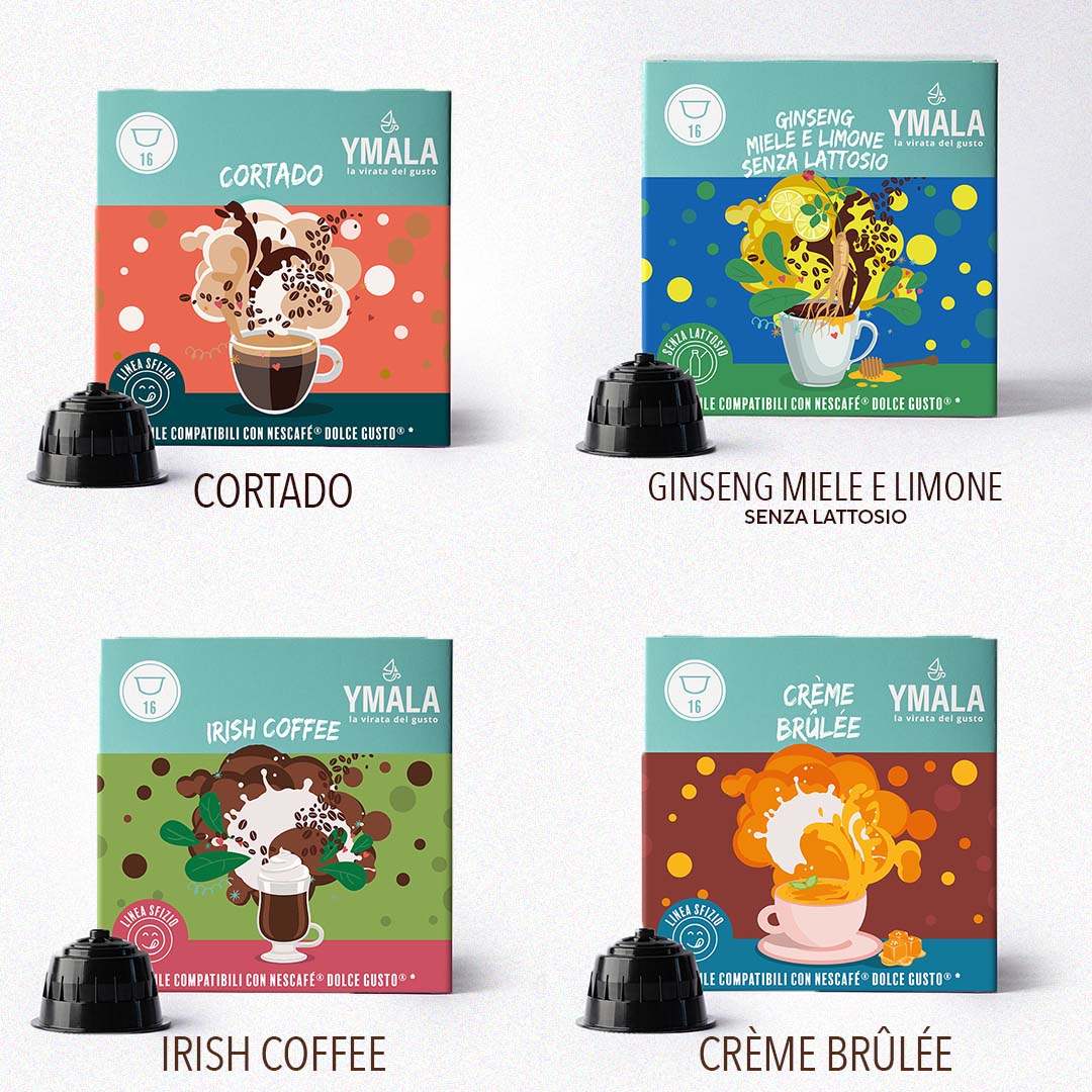 Kit 64 capsule Dolce Gusto®* -  Sapori d'Europa
