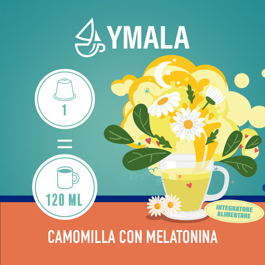 10 capsule di Ymala Camomilla con melatonina