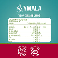 10 capsule di Ymala Tisana Zenzero e limone