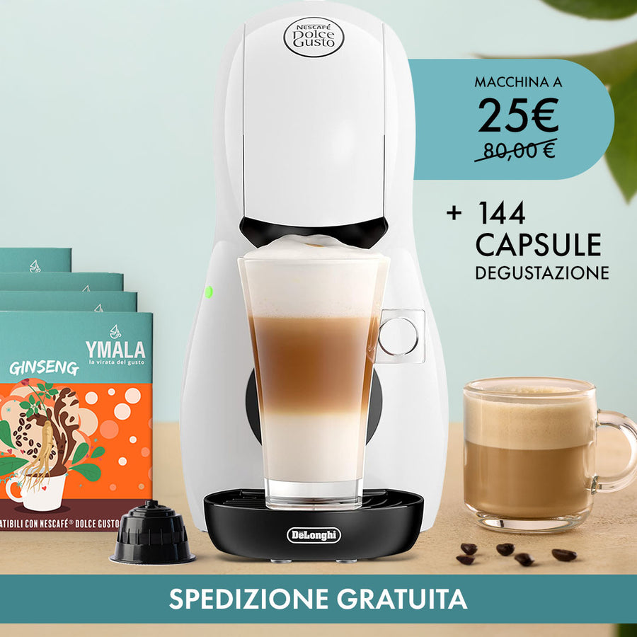 Macchina Dolce Gusto®* + 144 Capsule Ymala