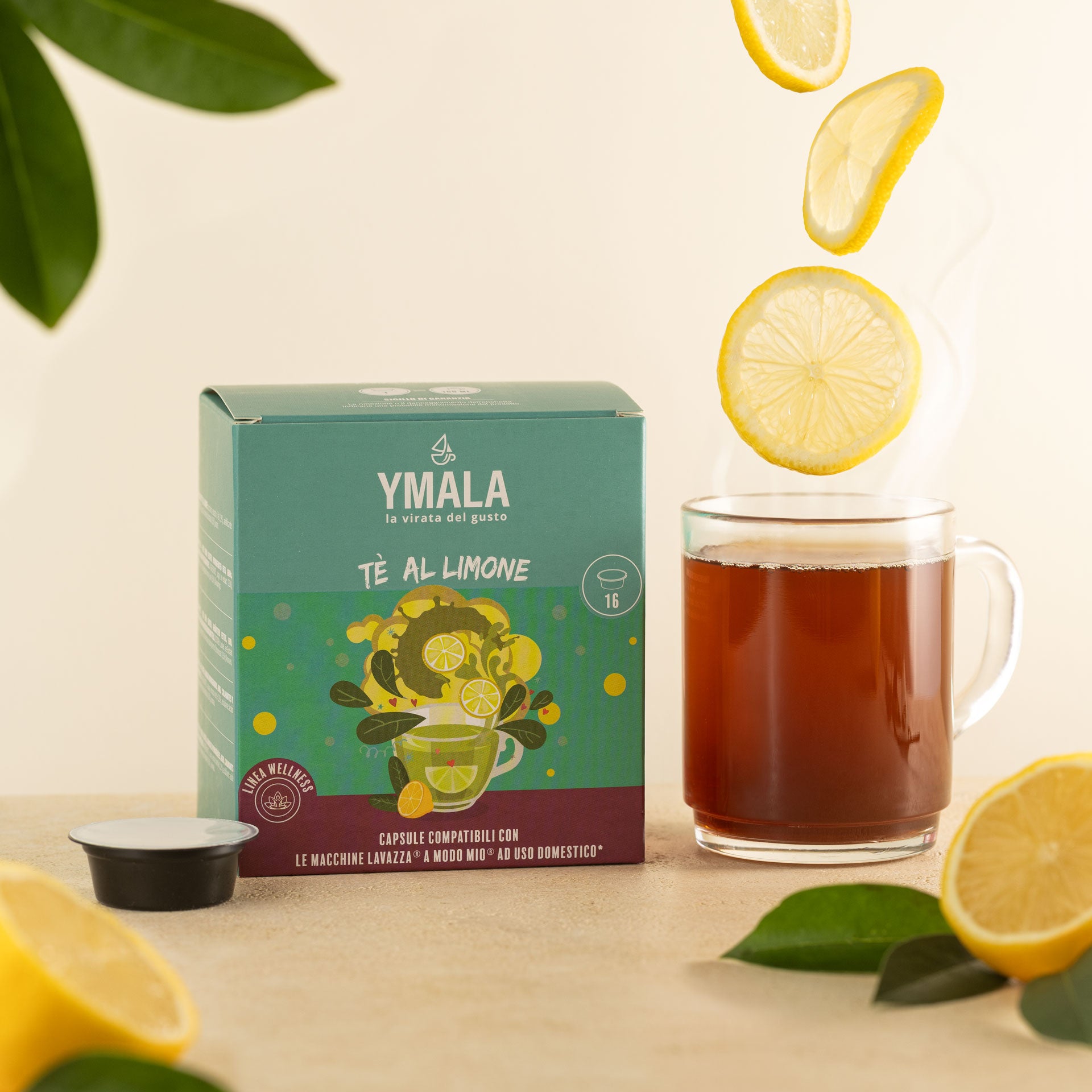 16 capsule Lavazza A Modo Mio®* Tè al Limone