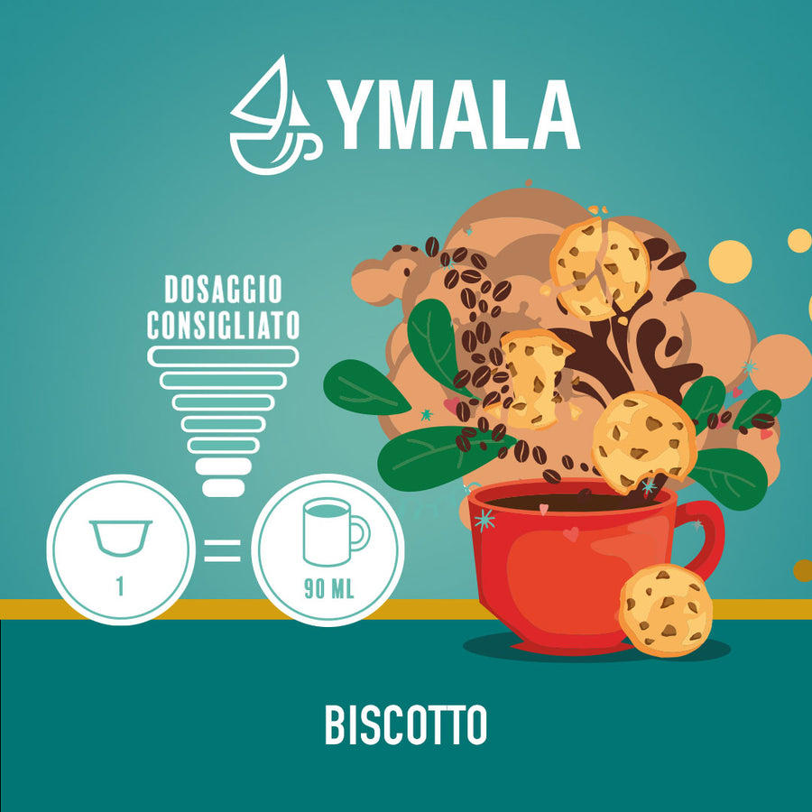 16 capsule di Ymala Biscotto