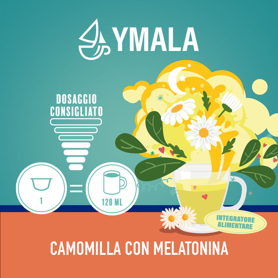 16 capsule di Ymala Camomilla con melatonina