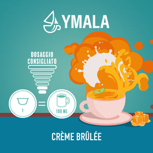 16 capsule di Ymala Crème brûlée