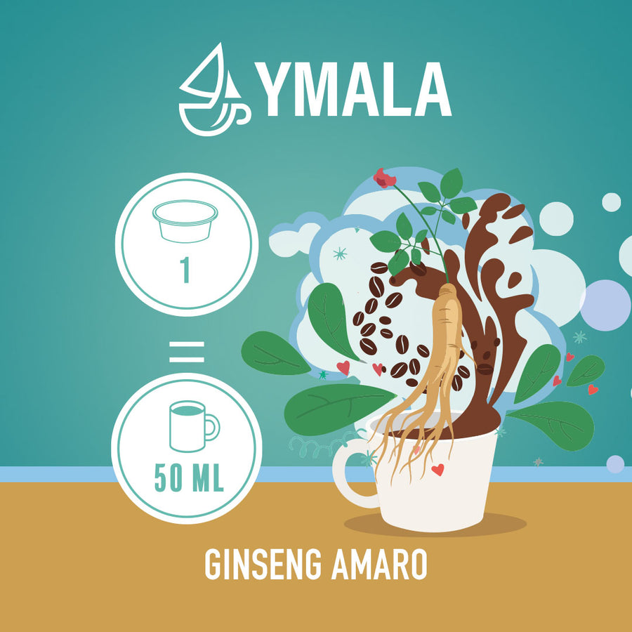 16 capsule di Ymala Ginseng Amaro