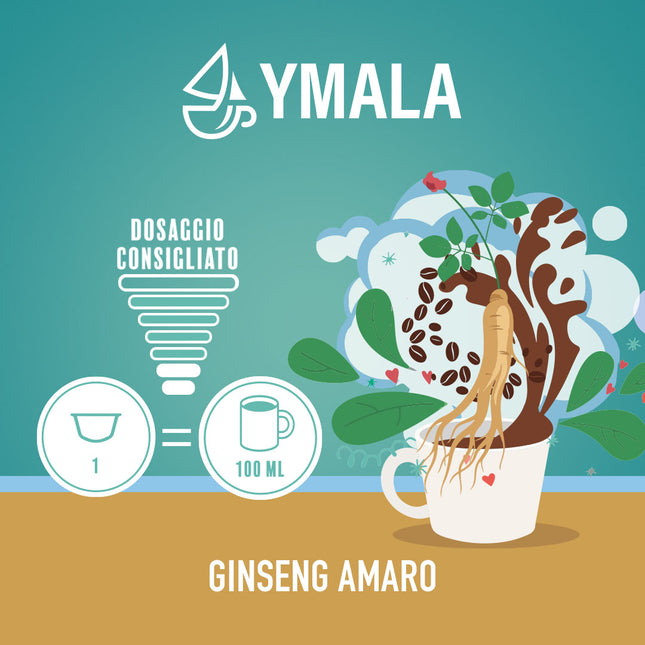 16 capsule di Ymala Ginseng amaro
