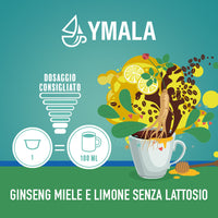 16 capsule Ymala Ginseng miele e limone senza lattosio