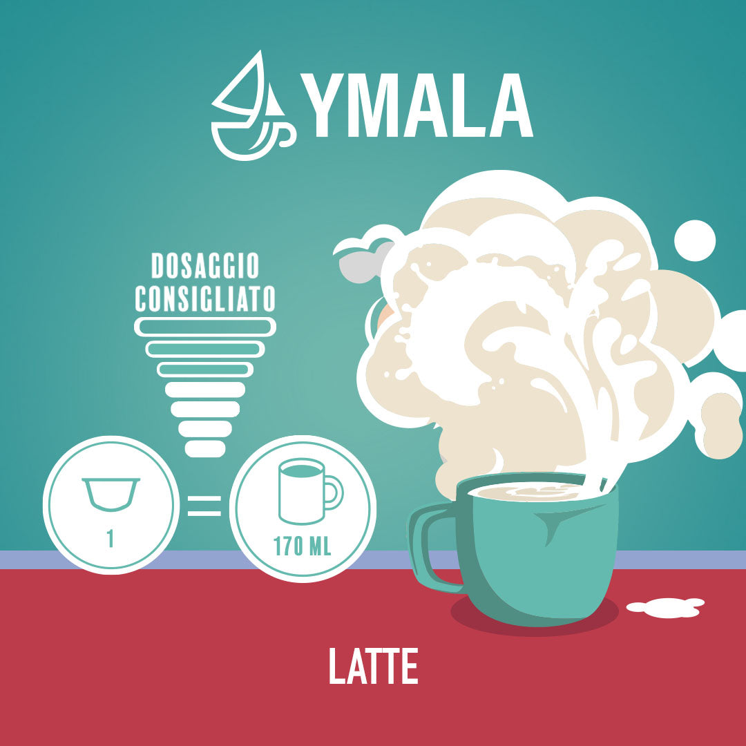 16 capsule di Ymala Latte