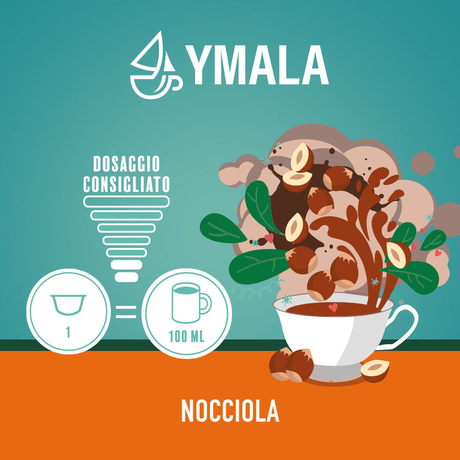 16 capsule di Ymala Nocciola