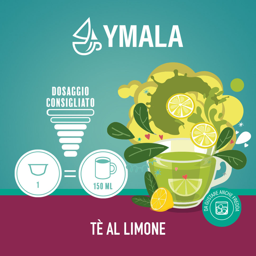 16 capsule di Ymala Tè al limone