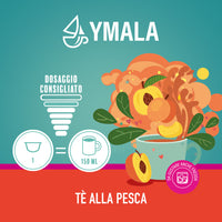 16 capsule di Ymala Tè alla pesca