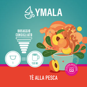 16 capsule di Ymala Tè alla pesca