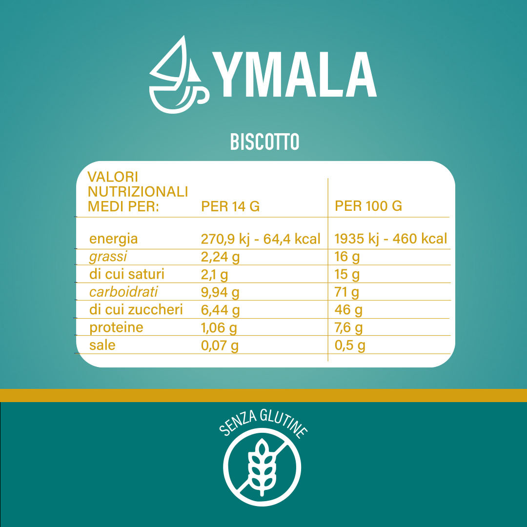 16 capsule di Ymala Biscotto