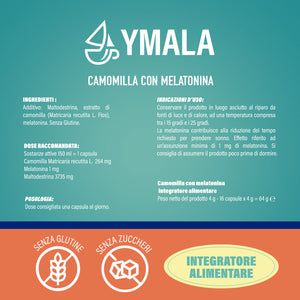 16 capsule di Ymala Camomilla con melatonina