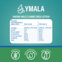 16 capsule Ymala Ginseng miele e limone senza lattosio