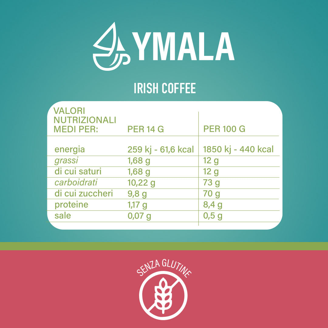 16 capsule di Ymala Irish Coffee