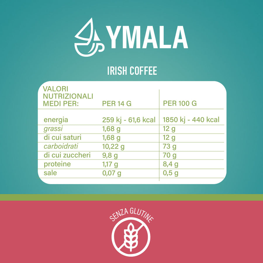 16 capsule di Ymala Irish Coffee
