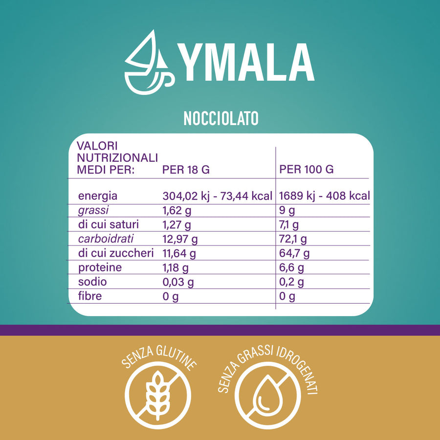 16 capsule di Ymala Nocciolato