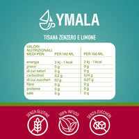 16 capsule di Ymala Tisana zenzero e limone
