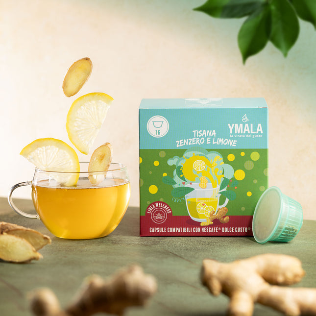 16 capsule di Ymala Tisana zenzero e limone