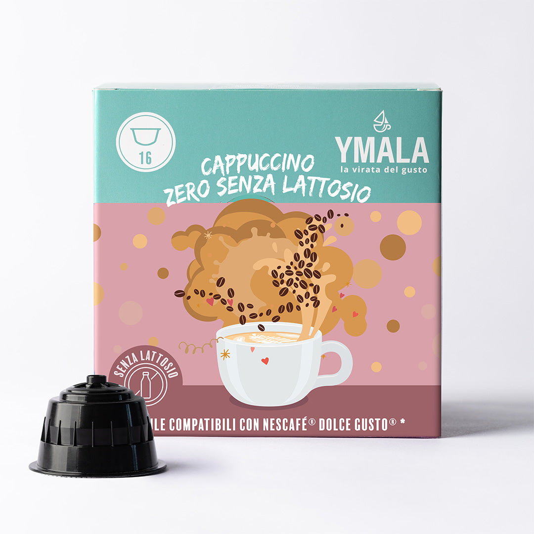 16 capsule Dolce Gusto®* Cappuccino zero senza lattosio