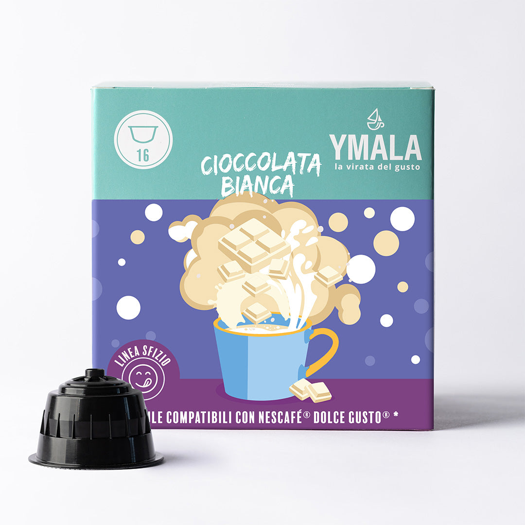 16 capsule Dolce Gusto®* Cioccolata bianca