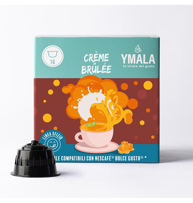 16 capsule Dolce Gusto®* Crème brûlée Ymala