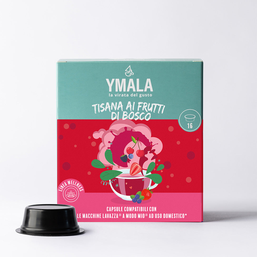 16 capsule Lavazza A Modo Mio®* Tisana Frutti di bosco