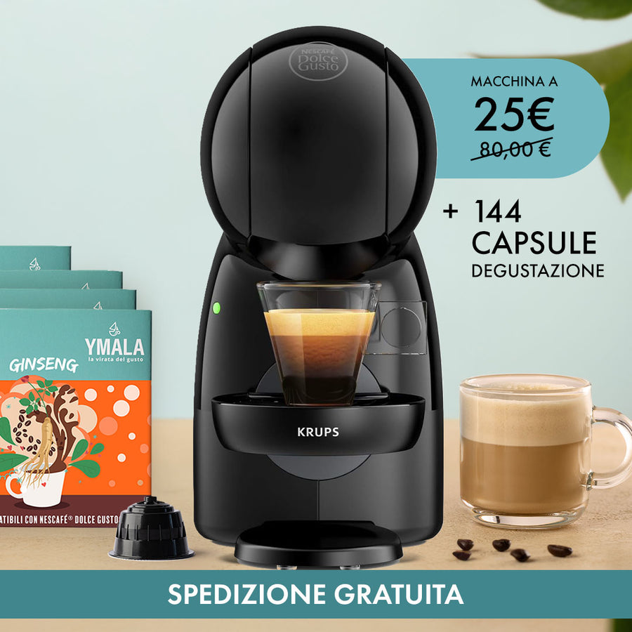 Macchina Dolce Gusto®* + 144 Capsule Ymala