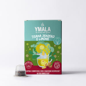 10 capsule di Ymala Tisana Zenzero e limone